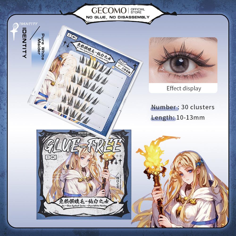 Natural Curling Pre-Glued Eyelashes Soft&Lightweight Various Styles Fluffy Self Adhesive Lash