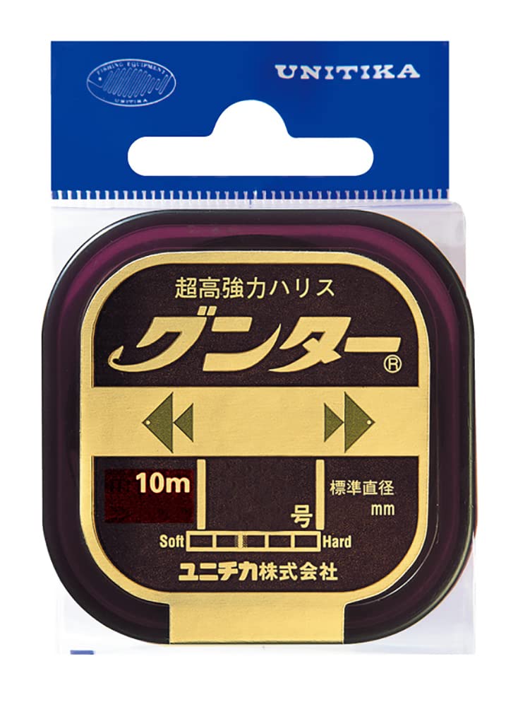 UNITIKA Gunter Nylon Harris Line, 10m, 0.3 No., Camouflage Brown, U01590T