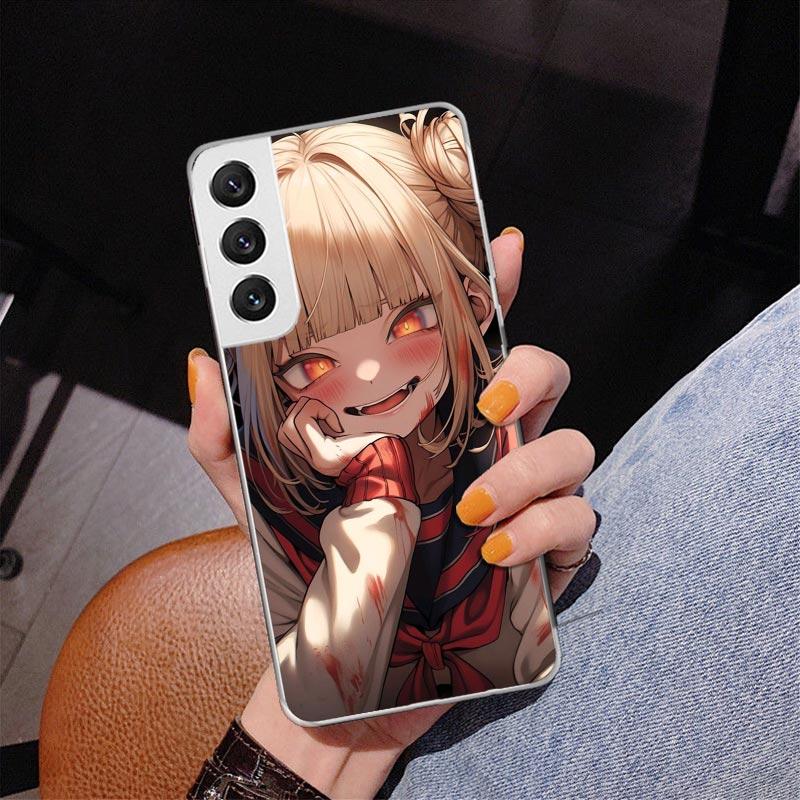Himiko Toga My Hero Fashion Phnoe Case for Samsung Galaxy S26 S25 Edge S23 S24 Ultra S22 Plus S21 S20 FE Unique Cover Soft Coque