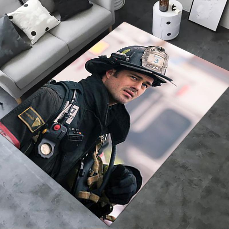 2025 New Chicago Fire Carpet Rug for Living Room Bedroom Home Sofa Decoration,Kids Play Non-slip Floor Mat
