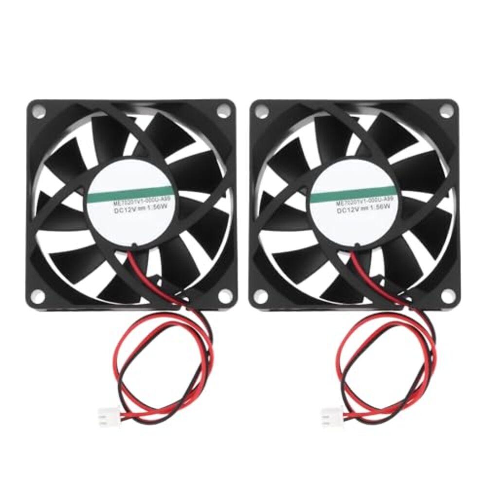 For Inverters 70x70x20mm Fan 12V Cooling Fan Cooling Solution 70x70x20mm 9 Blades Compact Design Easy Installation
