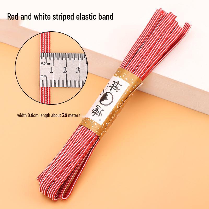Durable Double-Layer Elastic Band for Waistbands - High Elasticity Flat Rubber Cord