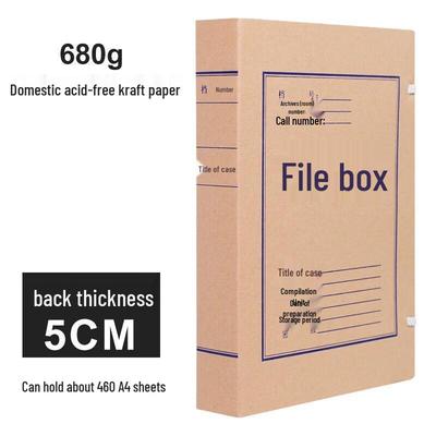 A4 Thick Kraft Paper Acid-Free File Boxes