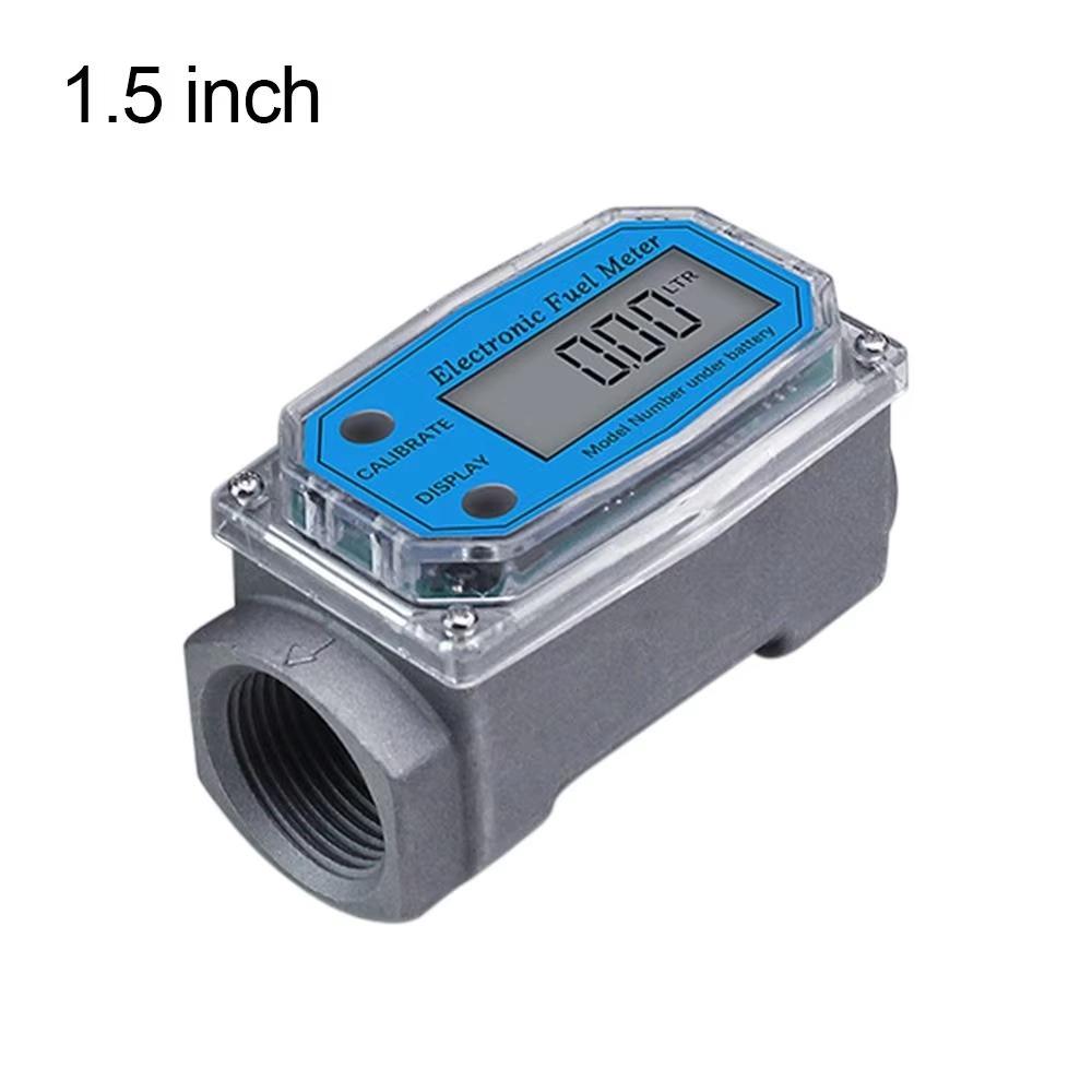 High Precision Digital Flow Meter Aluminum Zinc Zinc Alloy Fuel Flow Meter  Liquid Measurement