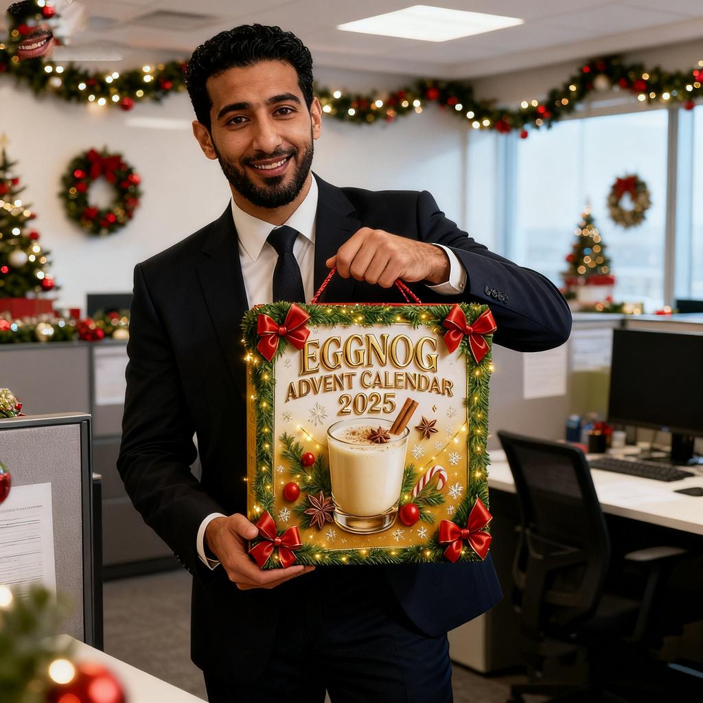 2D Plane+airplane Box +24PC Hot Egg Wine Countdown Box Christmas Advent Calendar