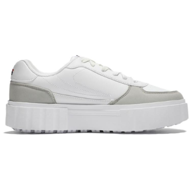 Fila Drop Shot Comfortable Fashion Low-Top Sneakers Unisex Sneakers White Green 1XM01682D-100