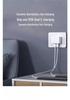 Apple-Compatible 35W Dual-Port Charger, UK Standard, 50W PD Fast Charging Dual C Port for Cross-Border Mobile Phones