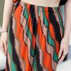 Plus Size Summer Pants Sets for Women  Elegant Loose Vintage Print 2 Piece Outifts
