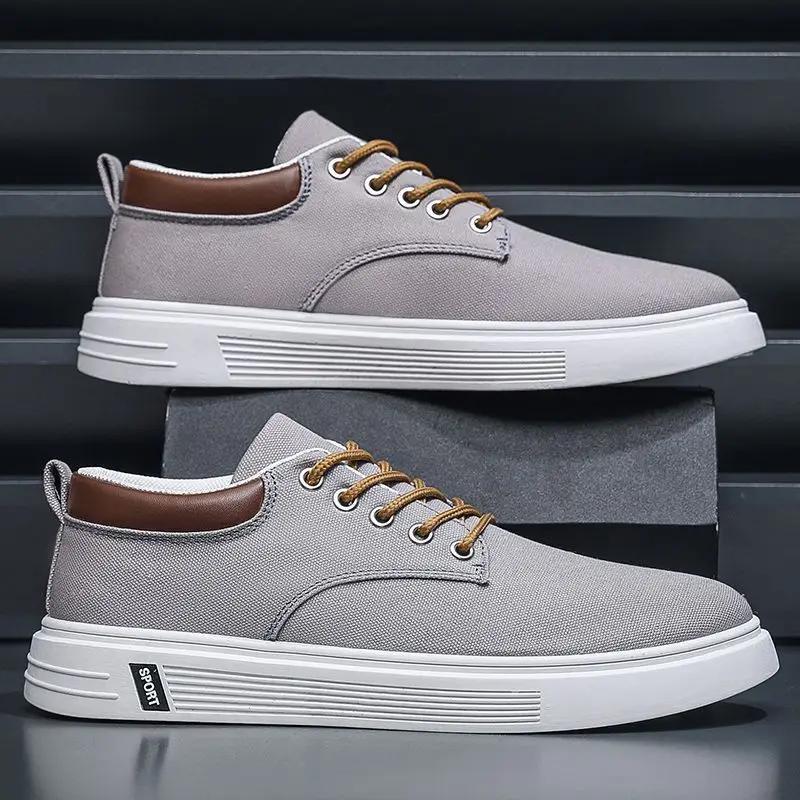 Low-Top Man Shoe Black Platform Plus Size Trends 2025 Casual Shoes for Men Vulcanize Classic Original In Promotion 44 Sneakers