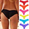 Luxurious Women Brazilian G-string Briefs With Elegant Ruffles For Beachwear