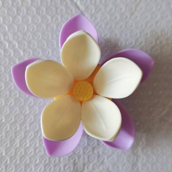 10Pcs/Set Sealing Clamp Easily Open Close Magnetic Absorption Double-Layer Flower Shape Food Bag Sealing Clips