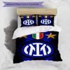 3pcs Football Team (8) Design Cover Set - HD Printed Bedding with 1 Cover and 2 Pillowcases - Perfect for Home and Dorm Decor