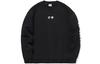 Li Ning Sweatshirts Unisex Black Crew Neck Moderate Regular AWDRC75-1