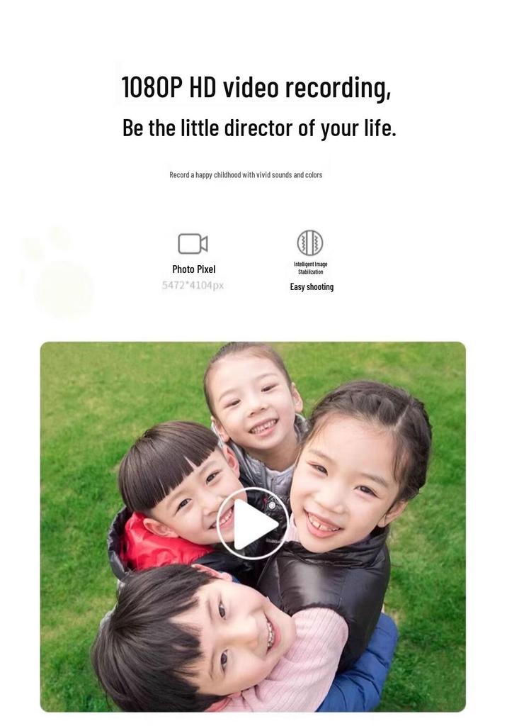 Children's HD Mini Camera - Photo & Video Gift for Ages 3-12