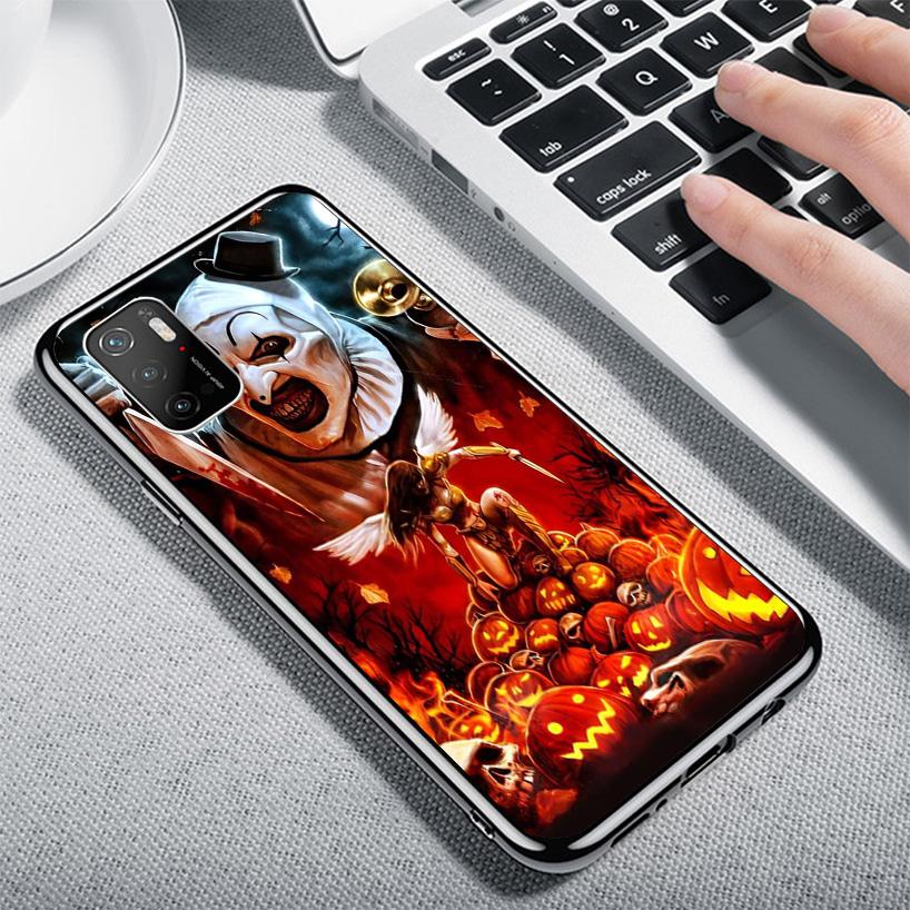 Horror Movie Terrifier Phone Case For Xiaomi Poco X7 X6 X5 Pro F7 Ultra Redmi 15C 15 13 13C 12 12C 10 10A 10C 9 9A 9C 9T Shell P
