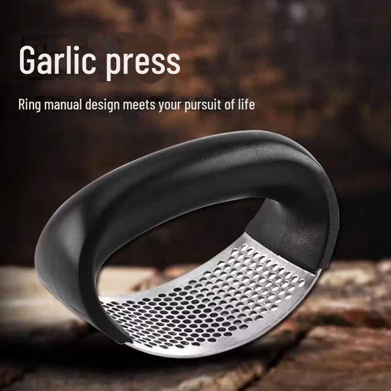 Stainless Steel Manual Garlic Press & Mincer