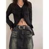 Classic Black Pu Leather Belt For Women With Metal Buckle For Casual And Work Outfits