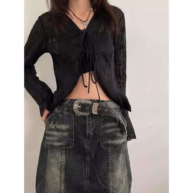 Classic Black Pu Leather Belt For Women With Metal Buckle For Casual And Work Outfits