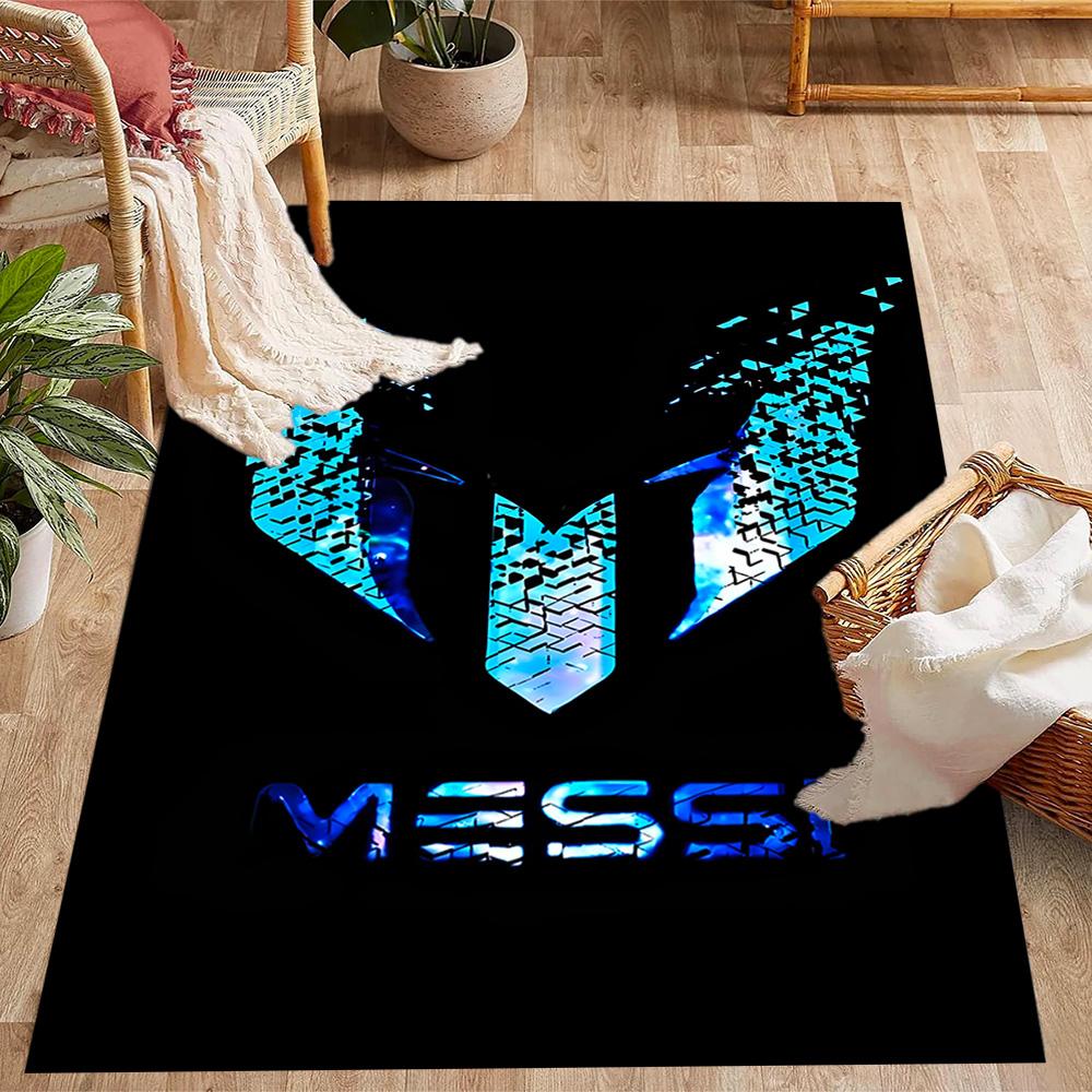 Messi's Legacy Soccer Floor Rug Office Rug Design for Hallway Game Room Decorate room Bedrooms Antislip Carpet Office home decor