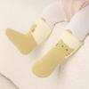 Newborn Plush Sock Winter Warm Kids Middle Tube Socks Thicken Velvet Anti-Cold Baby Footwear Cute Cartoon Children Socks