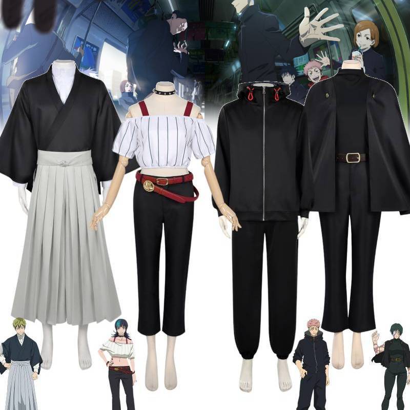 Sweat à capuche Costume Zenin Naoya Jujutsu Kaisen Avec Matière Confortable Pour Le Jeu de Rôle