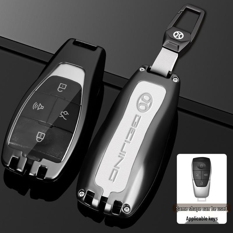 Custodia per Chiave Auto Beijing BJ40 Plus/BJ80/BJ60/EU5/EU7/BAIC Shenbao Zhida X3
