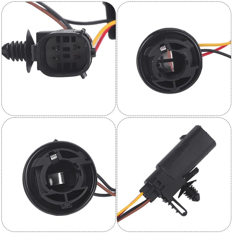 12V Rear Brake Tail Light Bulb Wiring Cluster Holder H1BB13A412AB For Ford Fiesta 2112572 H1BB-13A412-AB Taillight Bulb Socket