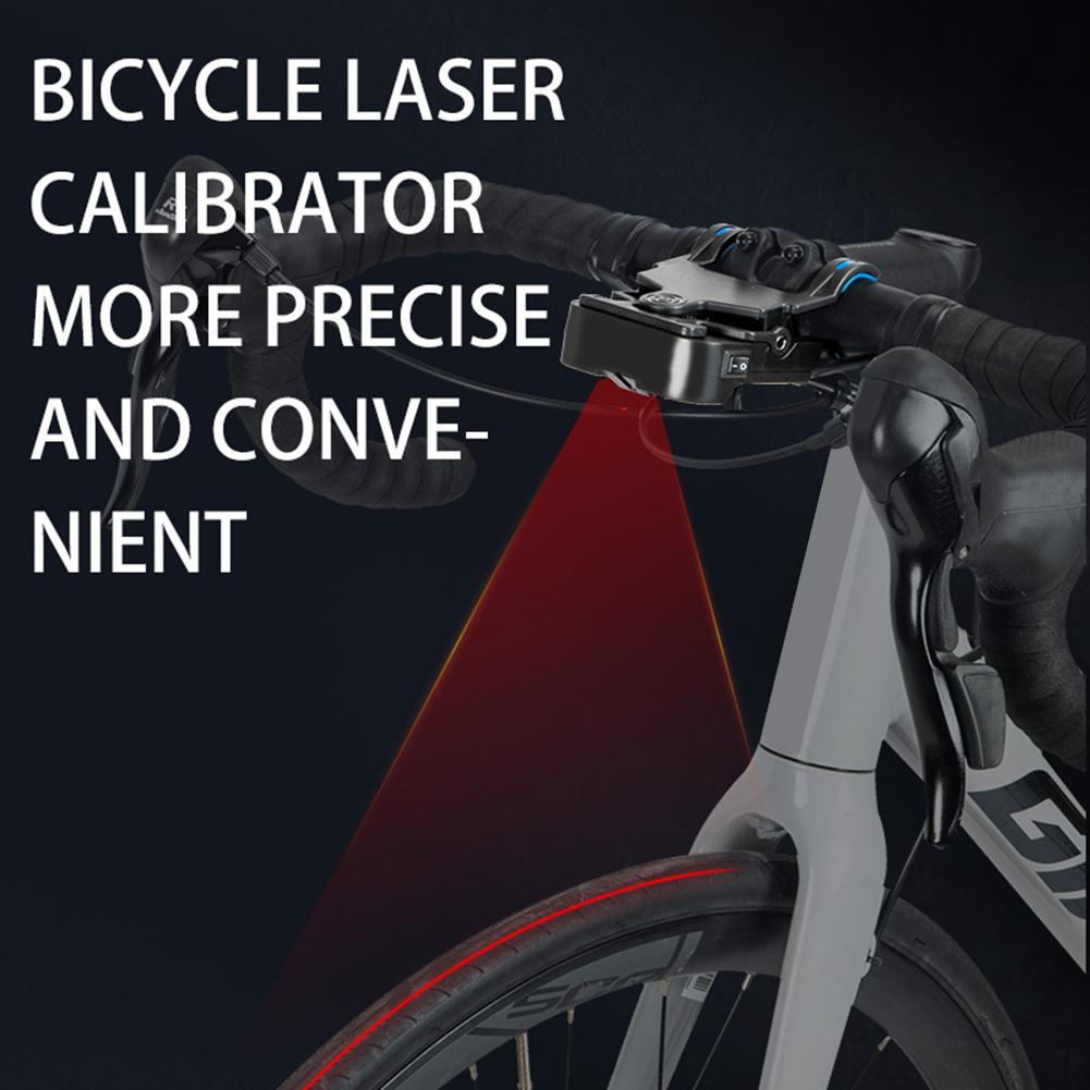 Professional Bike Seat Calibrator Bike Tool Bicycle Handlebar Laser Aligner Seat Center Adjuster Measurement Aligning Indicator