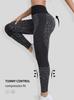 Leopard Print Patchwork High Waist Butt-Lifting Yoga Pants for Women