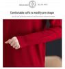 Stylish 100% Pure Wool Embroidered Sweater for Women - Autumn & Winter Half High Neck Knitted Sweater