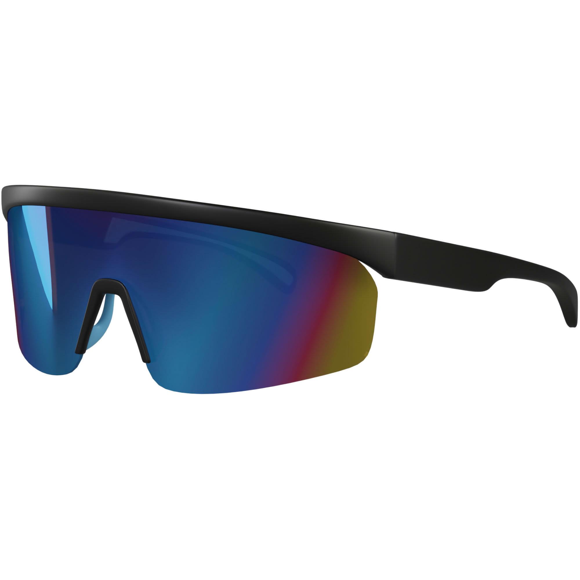 

Vollrand Visier Sport Sonnenbrille Verspiegelt One Size чорний