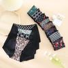 Sexy Lace Panties Women's Underpants Large Size Leopard Pattern High Waist Briefs Breathable Lift Buttocks Female Underwear
