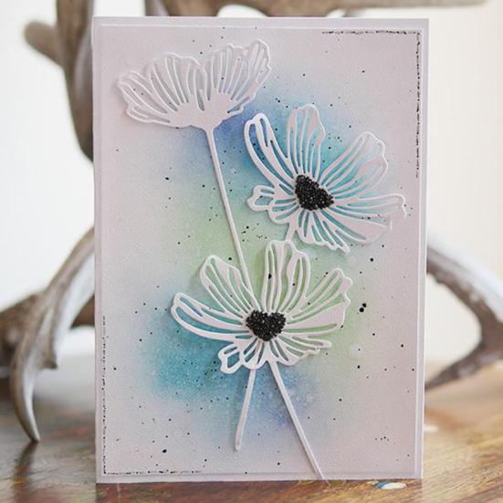 Květinové kovové vyřezávací raznice DIY Scrapbook Papírové karty Šablona na výrobu alb