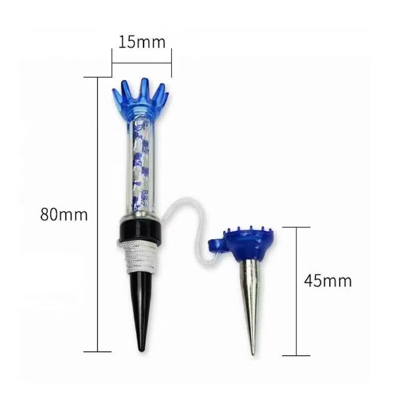 Fengyi 80mm Magnetic Golf Tees with Anti-Lost Rope (5-Pack)