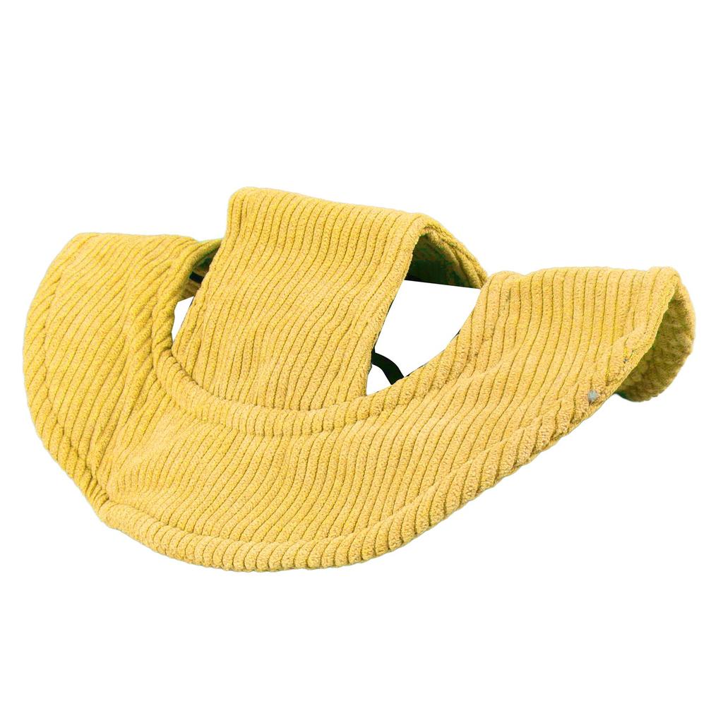 Pet Klobouk proti slunci Roztomilý Prodyšný Měkký Pohodlný Lehký Univerzální Klobouk pro Psa Štěně Žlutý L