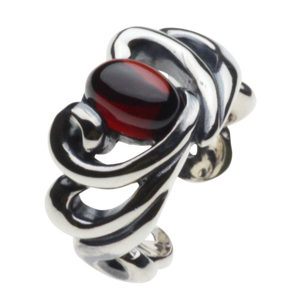 

Серьги-каффы Wave Garnet 925 Silver e0255ga [Cenote] [Серебряные аксессуары]