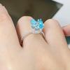 Grandmother Green Zircon Women's Fashion Ring - Colored Gemstone, Hot Seller