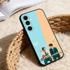 Heartstopper Nick Charlie Stars Phone Case For Samsung Galaxy A20,21s,22,31,32,52,53,72,73,80,91 Soft Black Shell