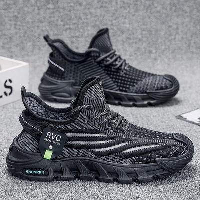 Chaussures respirantes tissées pour papa, tendance estivale, décontractées, pour hommes, baskets de course légères pour étudiants