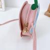 Korean-Style Cartoon Mushroom Coin Purse: Cute Children's Crossbody Bag 2022