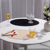 Yousheng Oval Placemat Dining Table Heat Insulation Pad Imitation Leather Waterproof Placemat Protect Table Top from Scratches And Spills for Home