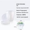 Fangcaodi Disposable Round Takeout Bowls with Lids, 450ml, 300 Sets