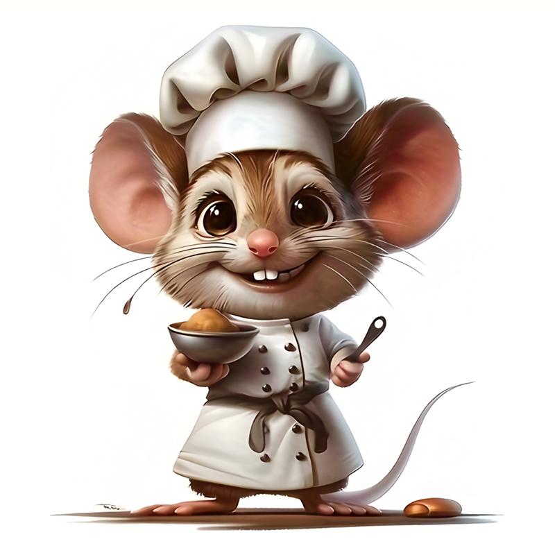 Süße Giraffe & Katze & Glückliches Nilpferd Koch Wandaufkleber - Charmantes Tier Kühlschrankaufkleber für Wohn- & Esszimmerdekor Aufkleber S481