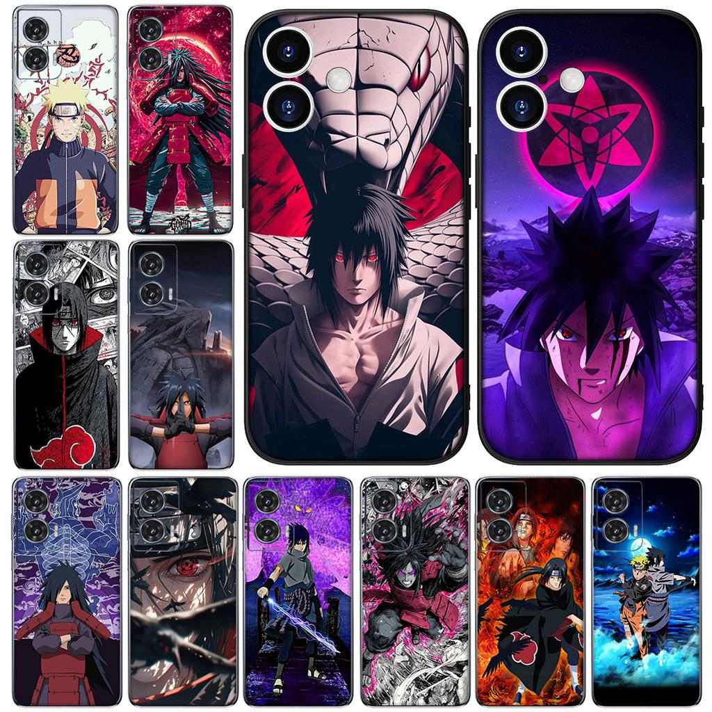 Sasuke Madaras Narutos Uchiha Itachi for Motorola Moto Edge 50 30 One Fusion 40 Neo Ultra Pro 20 Lite G50 G85 E15 E14 Phone Case