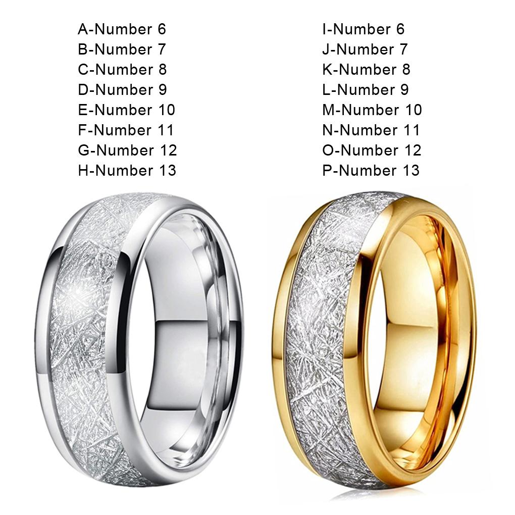 Stainless Steel Ring Jewelry Stone Fashionable Wedding Sweetheart Inset Collectibles Ornament Accessories Party