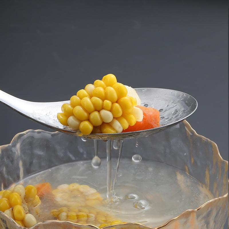 Stainless Steel Peppercorn Leakage Spoon Household Kitchen Fishing Noodle Artifacts Dumplings Noodles Fishing Spoon Draining Deep Frying Leakage Net