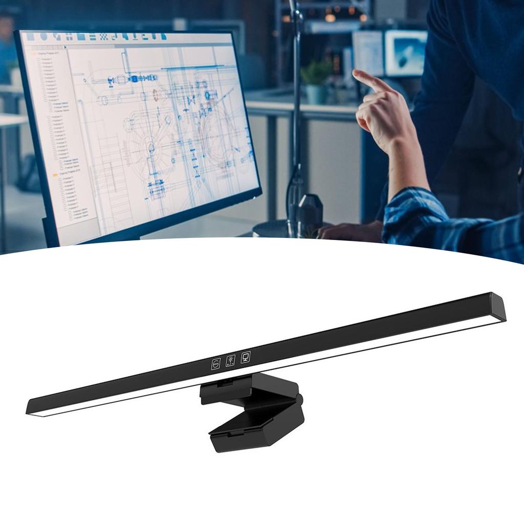Computer Monitor Light Bar Reduce Eye Fatigue Touch Control LED Computer Monitor Lamp 60min Timing