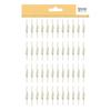 45 Thank You Decals - Gold