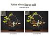 Chinese-Style TV Cabinet Backflow Incense Burner with LED Night Light - Dongting Lake Gift