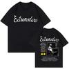 Camiseta Vintage Gráfica para Hombre y Mujer de los 90 Y2k Hip Hop Camisetas Tops Unisex Moda Banda de Rock Estampado Extremoduro Talla EU Ropa